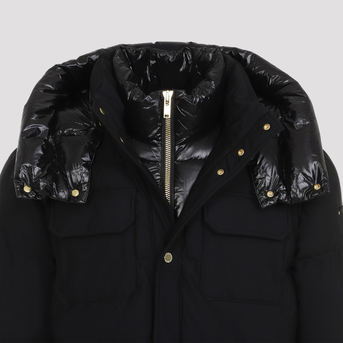 Moose Knuckles Black Suthep Gold Jacket
