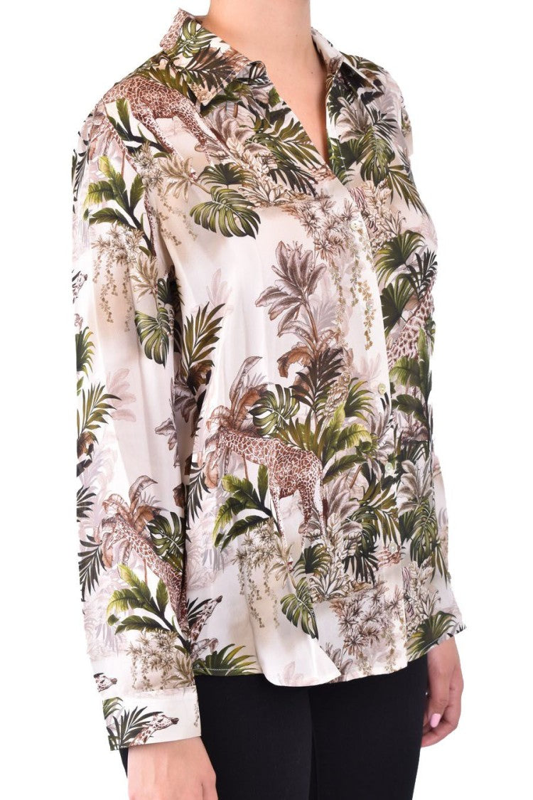 L'agence Multicolor Silk Shirt