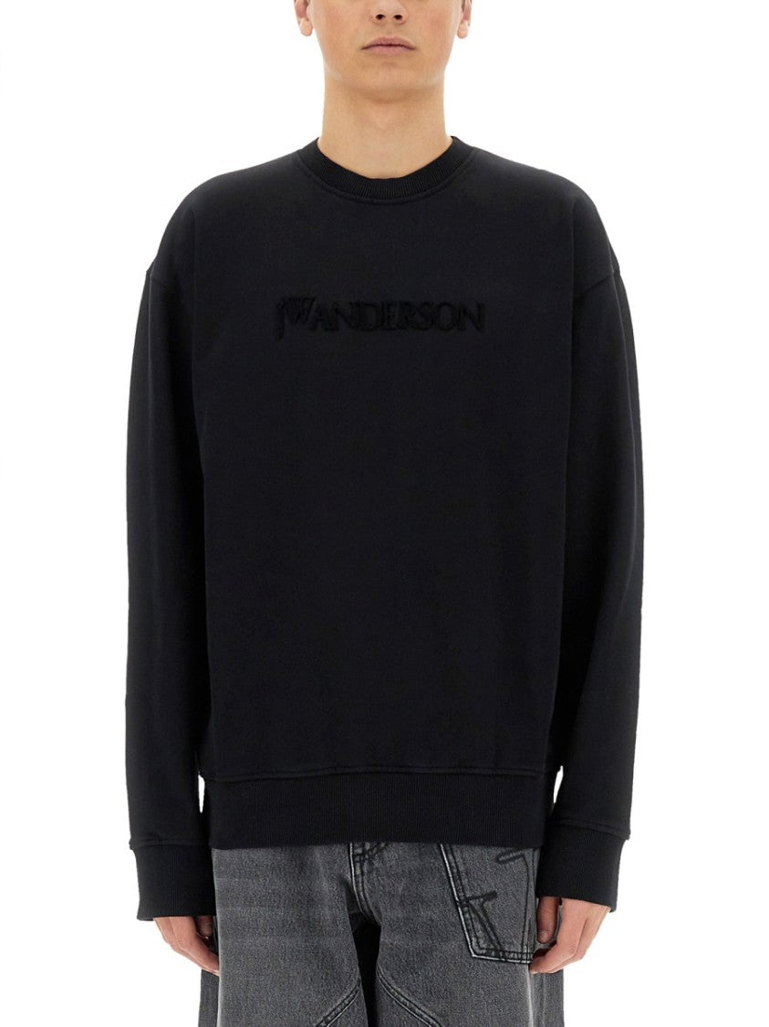 J. W. Anderson Relaxed Fit Black Sweatshirt