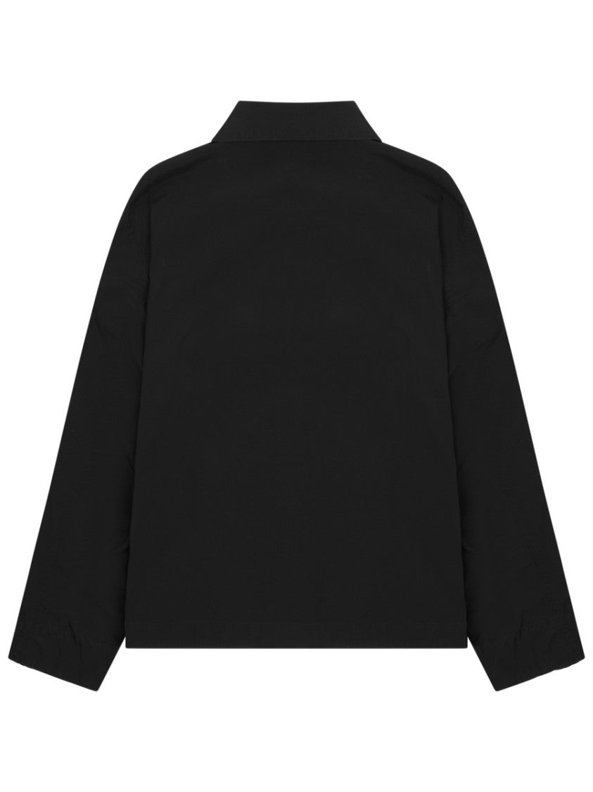 Stone Island Logo-Patch Black Casual Jacket