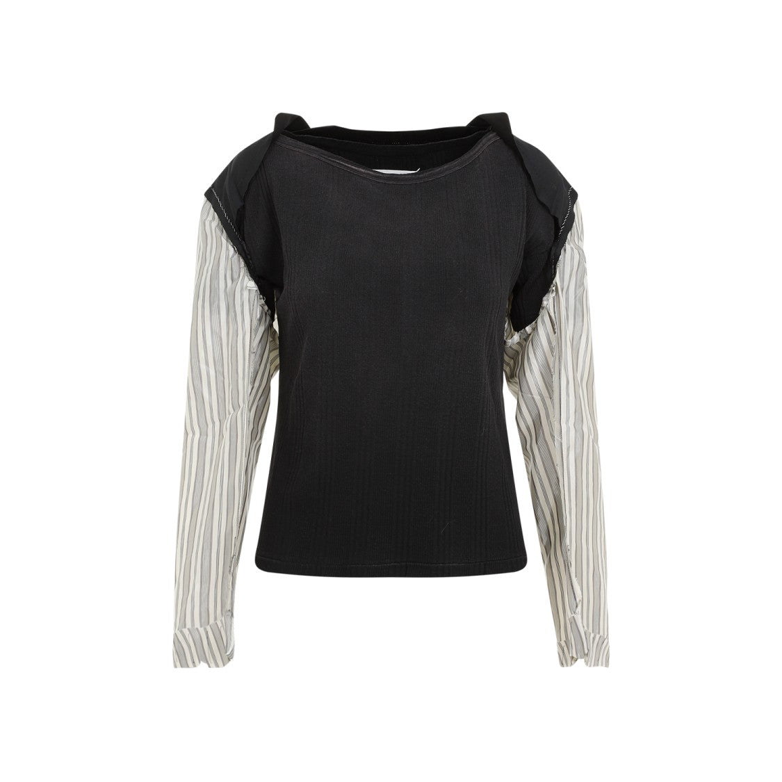 Maison Margiela Black Cotton T-Shirt