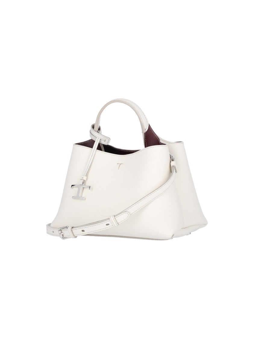 Tod's Micro Logo Bag – White