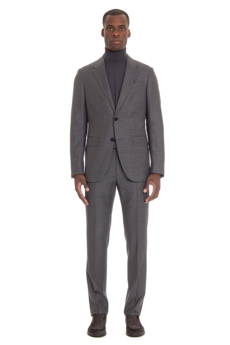 Zegna Houndstooth Wool Suit