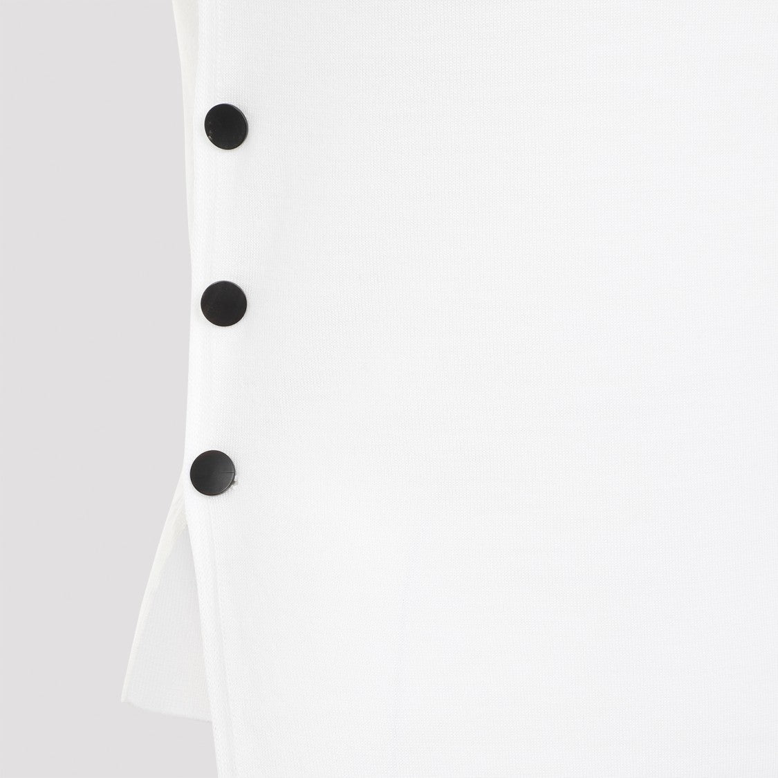 Giorgio Armani White Virgin Wool Sleeveless Top