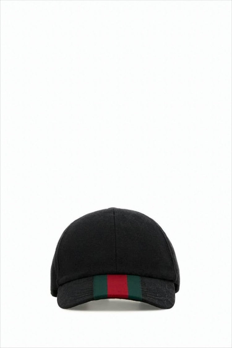 Gucci Classic Six-Panel Cap With Green