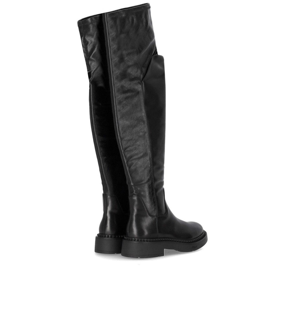 Ash Maxim Black Over-The-Knee Boot
