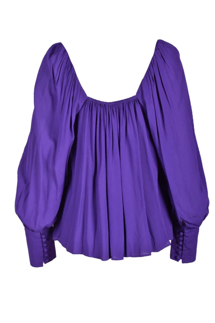 Pinko Fluid Deep Purple Blouse