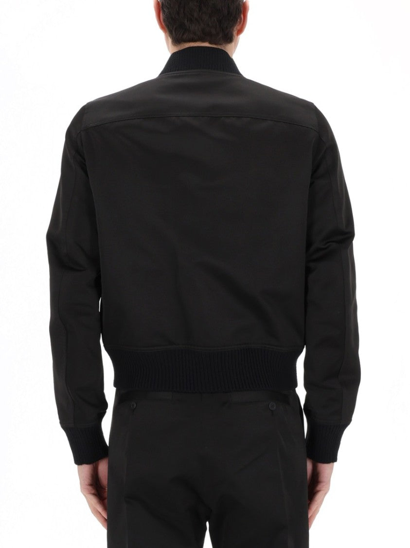Rick Owens Heizer Flight Oversize Polyester Jacket