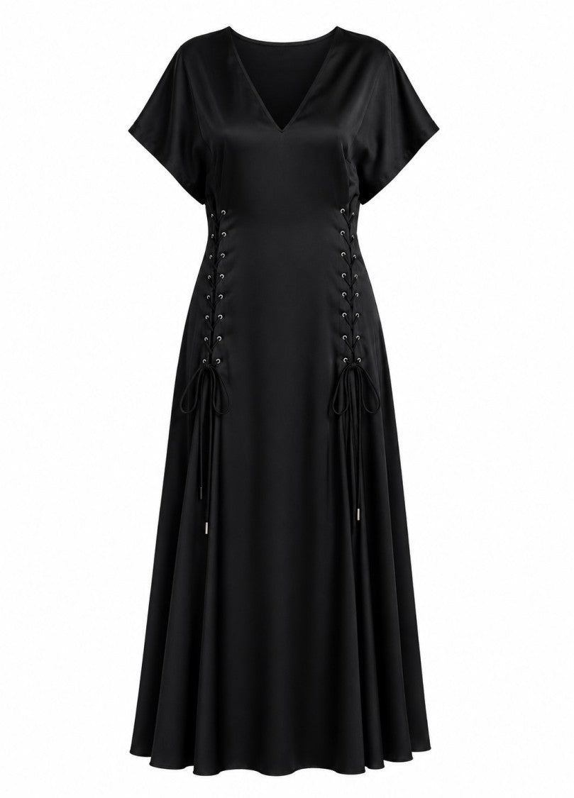 Pinko Arezzo Fluid Twill Satin Dress