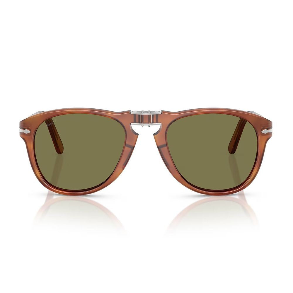 Persol Po0714sm Steve Mcqueen Pilot-Shaped Folding Sunglasses In Terra Di Siena
