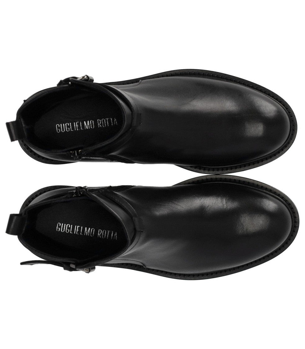 Guglielmo Rotta Peace Black Ankle Boot