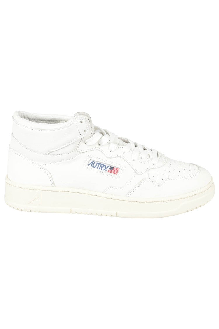 Autry White Leather Sneakers