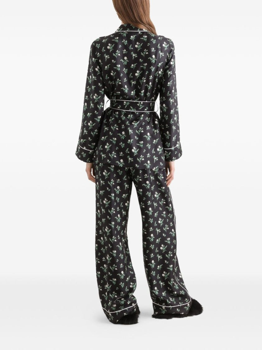 Dolce & Gabbana Wide-Leg Twill Drawstring Pants