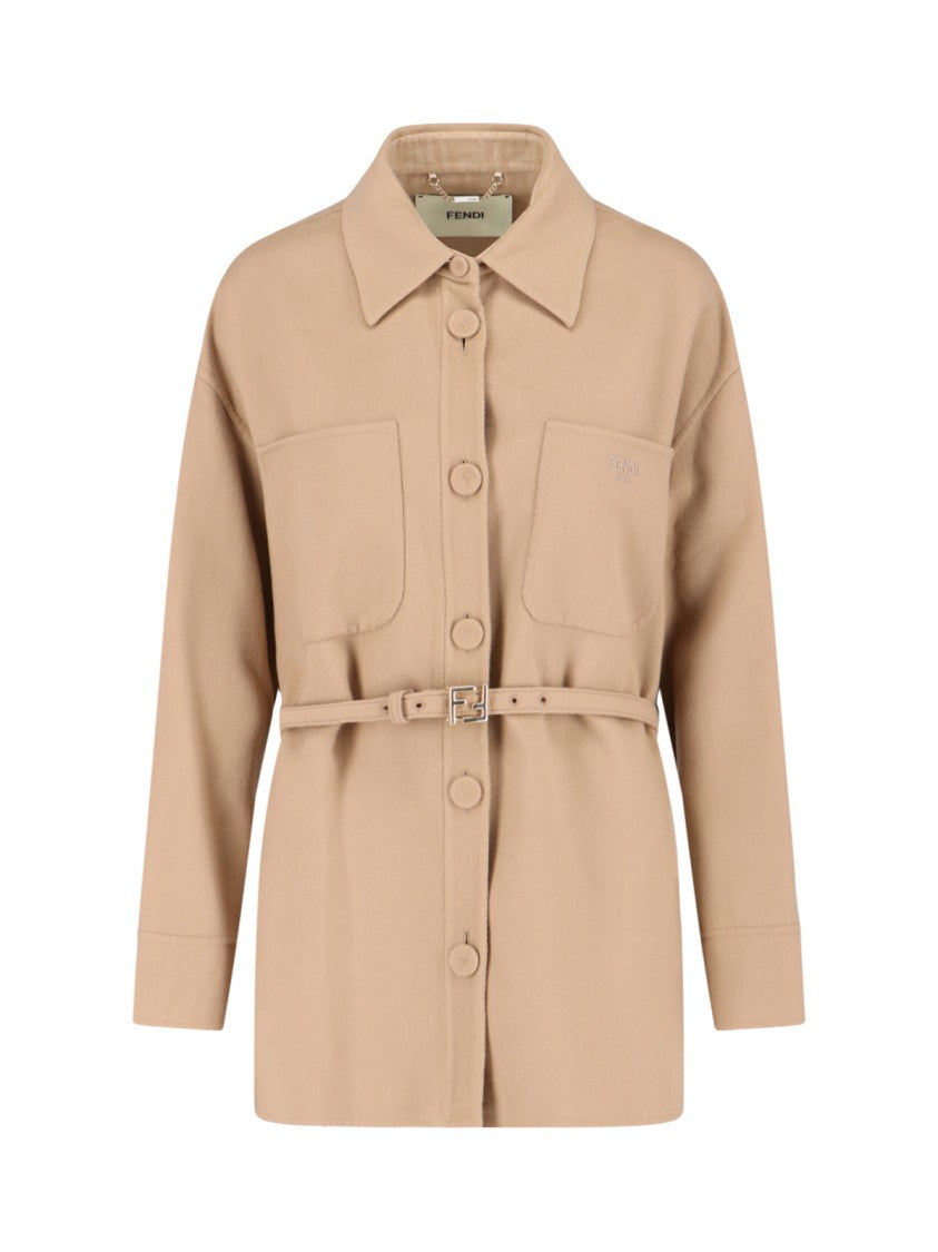 Fendi Shirt Jacket – Beige