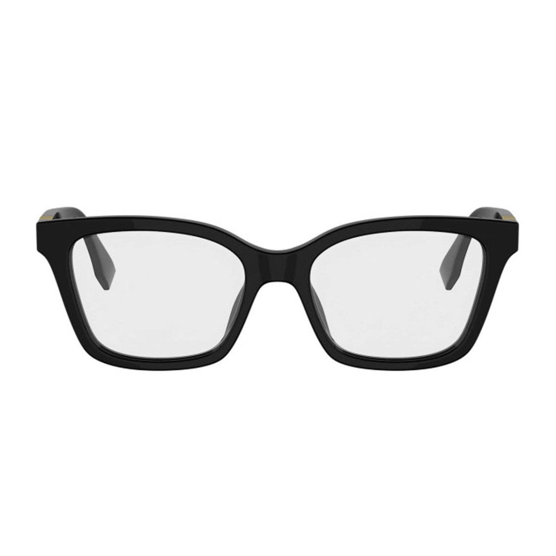 Fendi Black Baguette Acetate Square Sunglasses