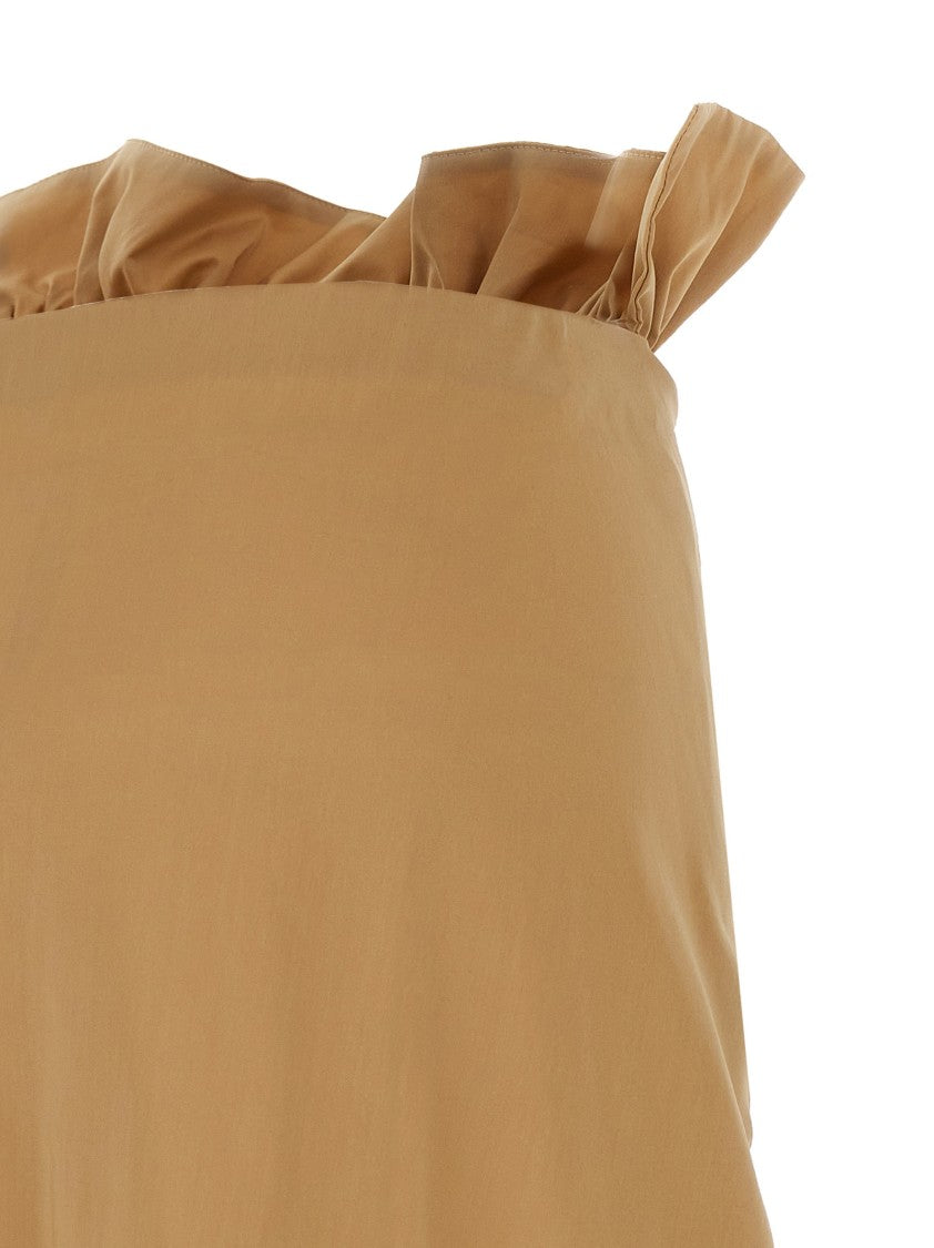 Fabiana Filippi Tulip Midi Skirt With Front Bow