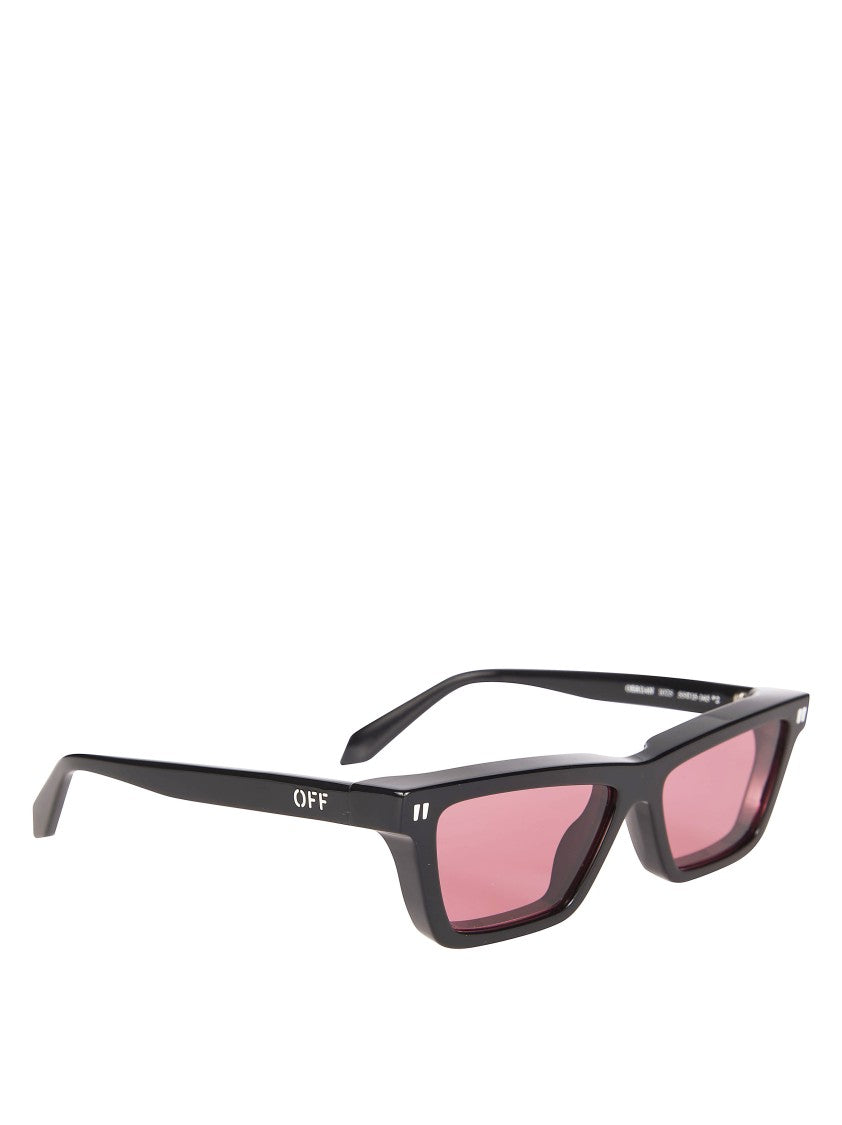 Off-White Black Cambridge Acrylic Angular Sunglasses