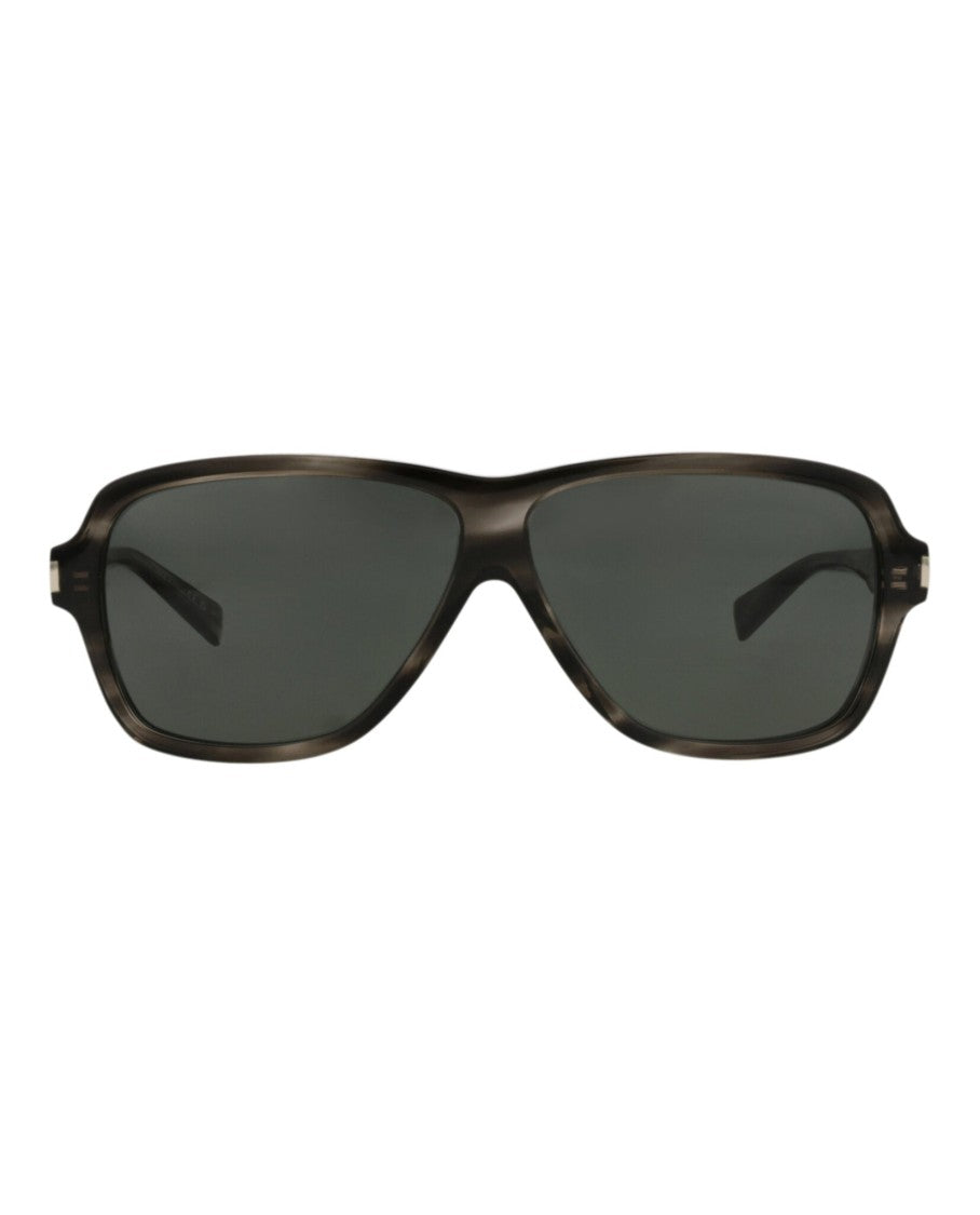 Saint Laurent Aviator-Frame Recycled Acetate Sunglasses