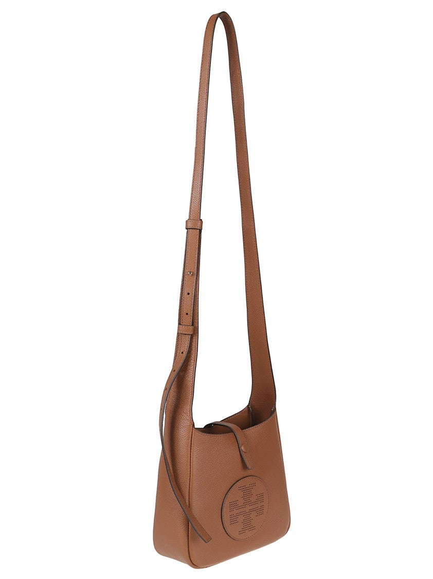 Tory Burch Brown Leather Miller Swing Shoulder Bag