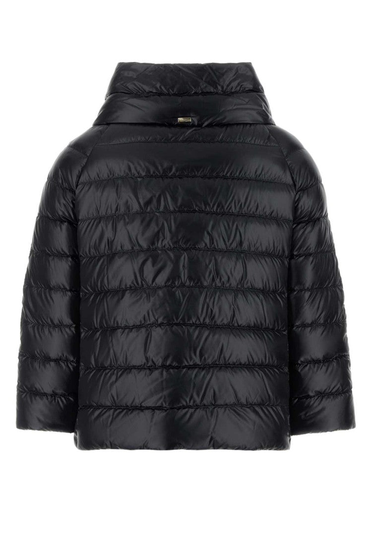 Herno Black Nylon Down Jacket