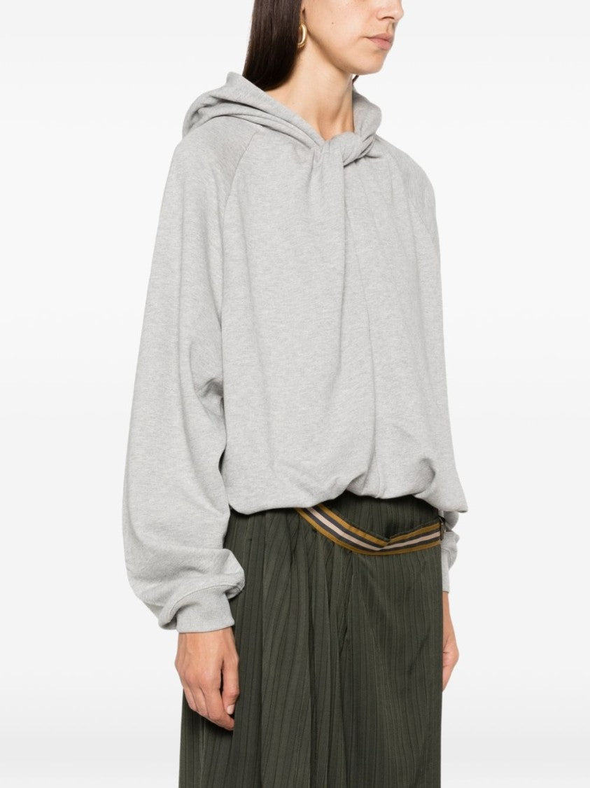 Dries Van Noten Relaxed Knotted Neckline Knit Sweater