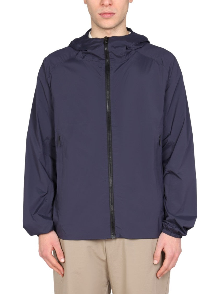 Monobi Tall Hooded Neck Nylon Jacket