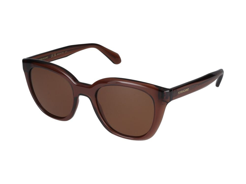 Salvatore Ferragamo Sunglasses Sf2000s 232 Transparent Brown 52/21/145