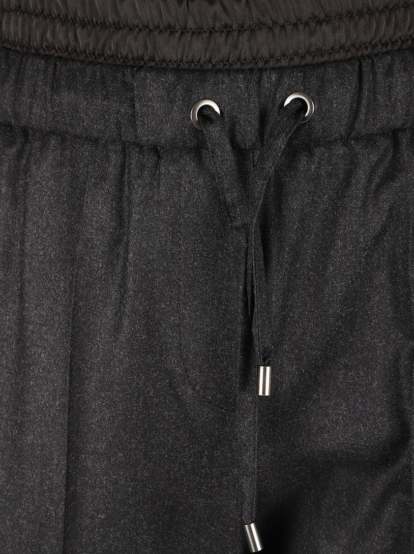 Brunello Cucinelli Relaxed Fit Grey Trousers