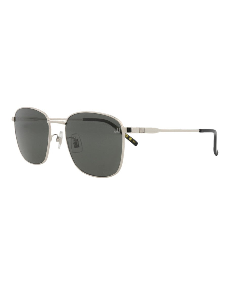 Dunhill Square-Frame Metal Sunglasses