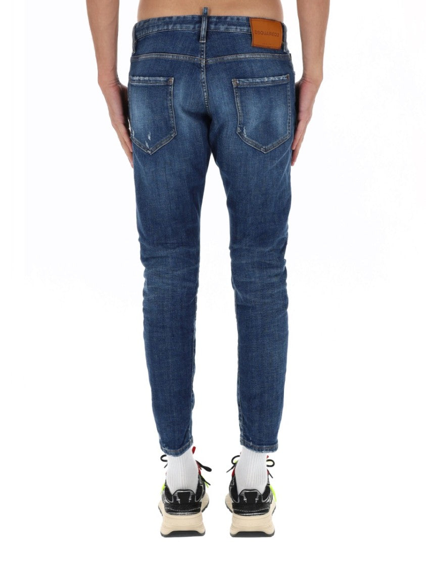 Dsquared2 Twist Slim Fit Distressed Jeans