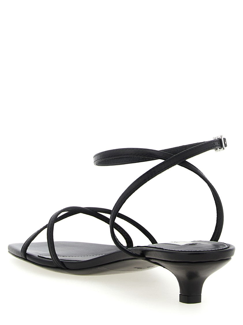 Totême 'Letaher Crossover' Sandals