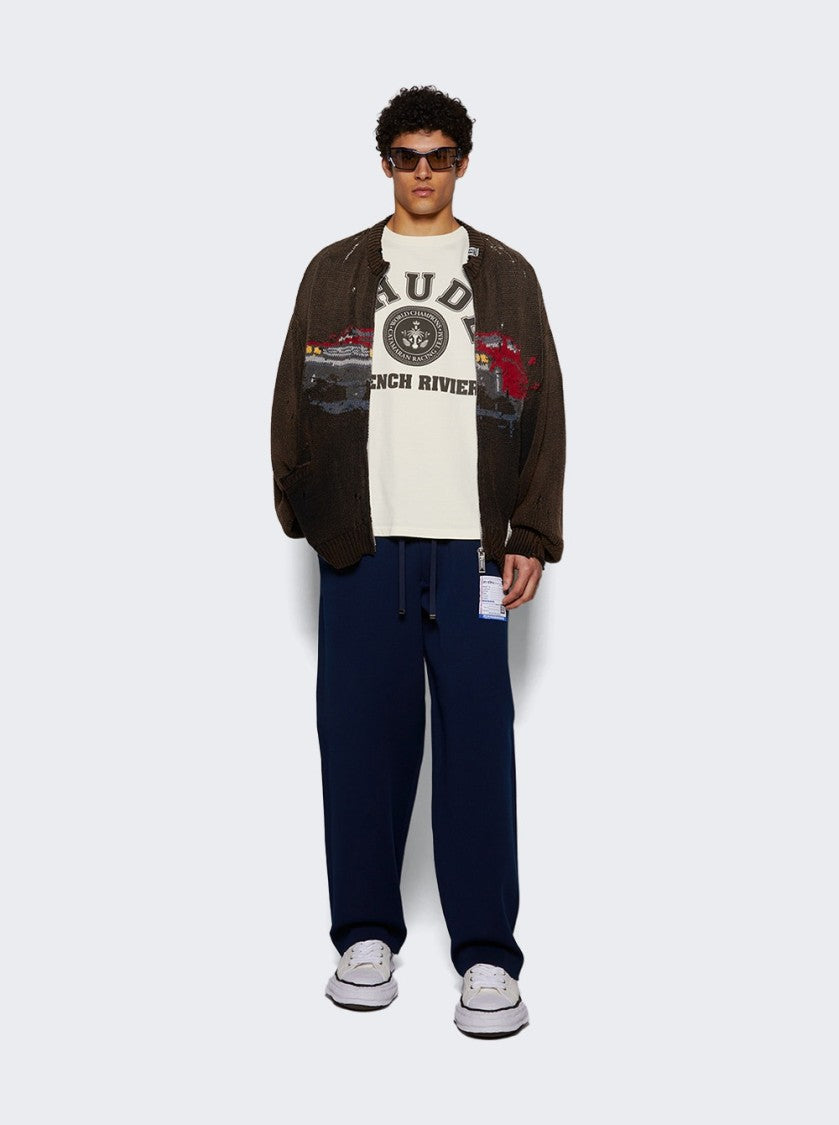 Maison Mihara Yasuhiro Milan Rib Easy Pants Light Grey