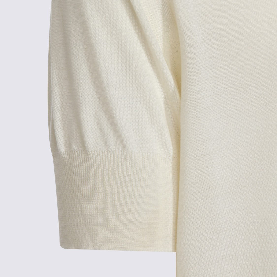 Jil Sander White Wool T-Shirt