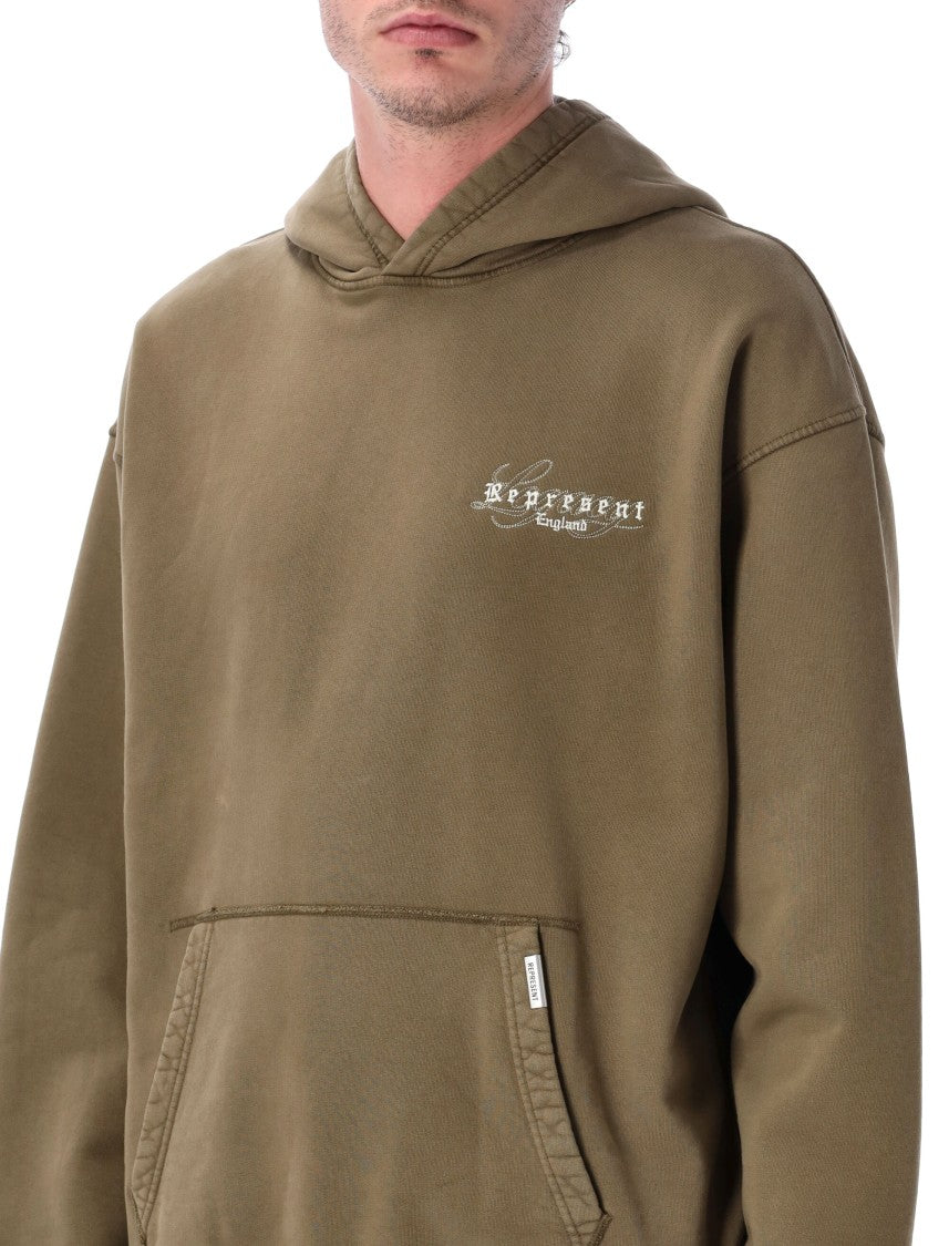 Represent England Legacy Oversized Cotton Hoodie