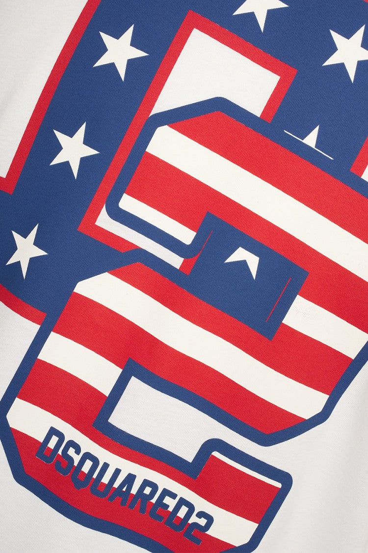 Dsquared2 White Cotton T-Shirt