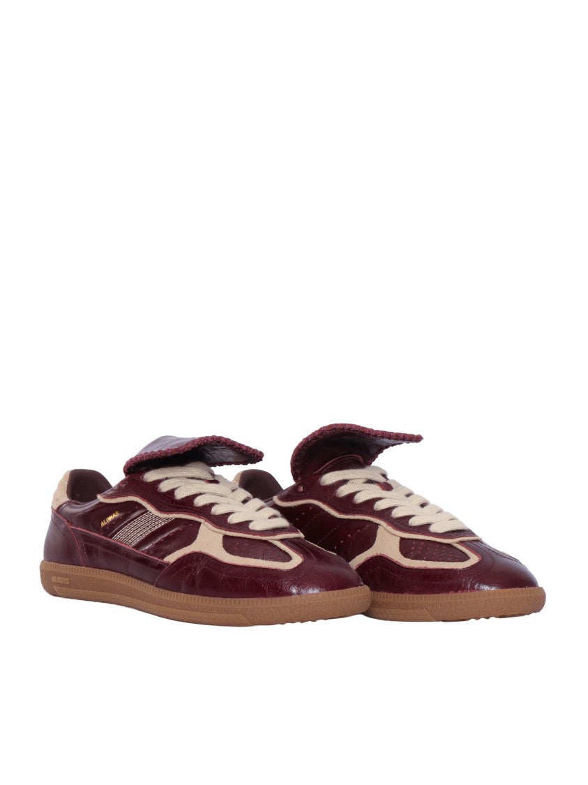Alohas Deep Burgundy Patent Leather Sneakers