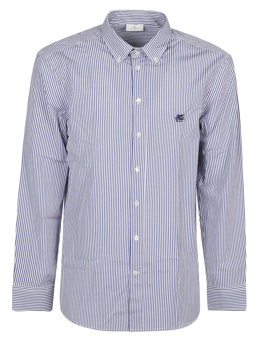 Etro Roma Striped Button Down Shirt