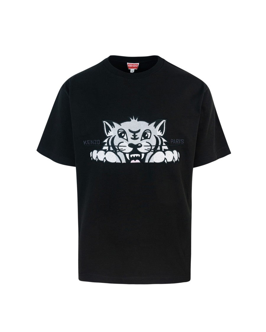 Kenzo Oversized Printed T-Shirt - Black