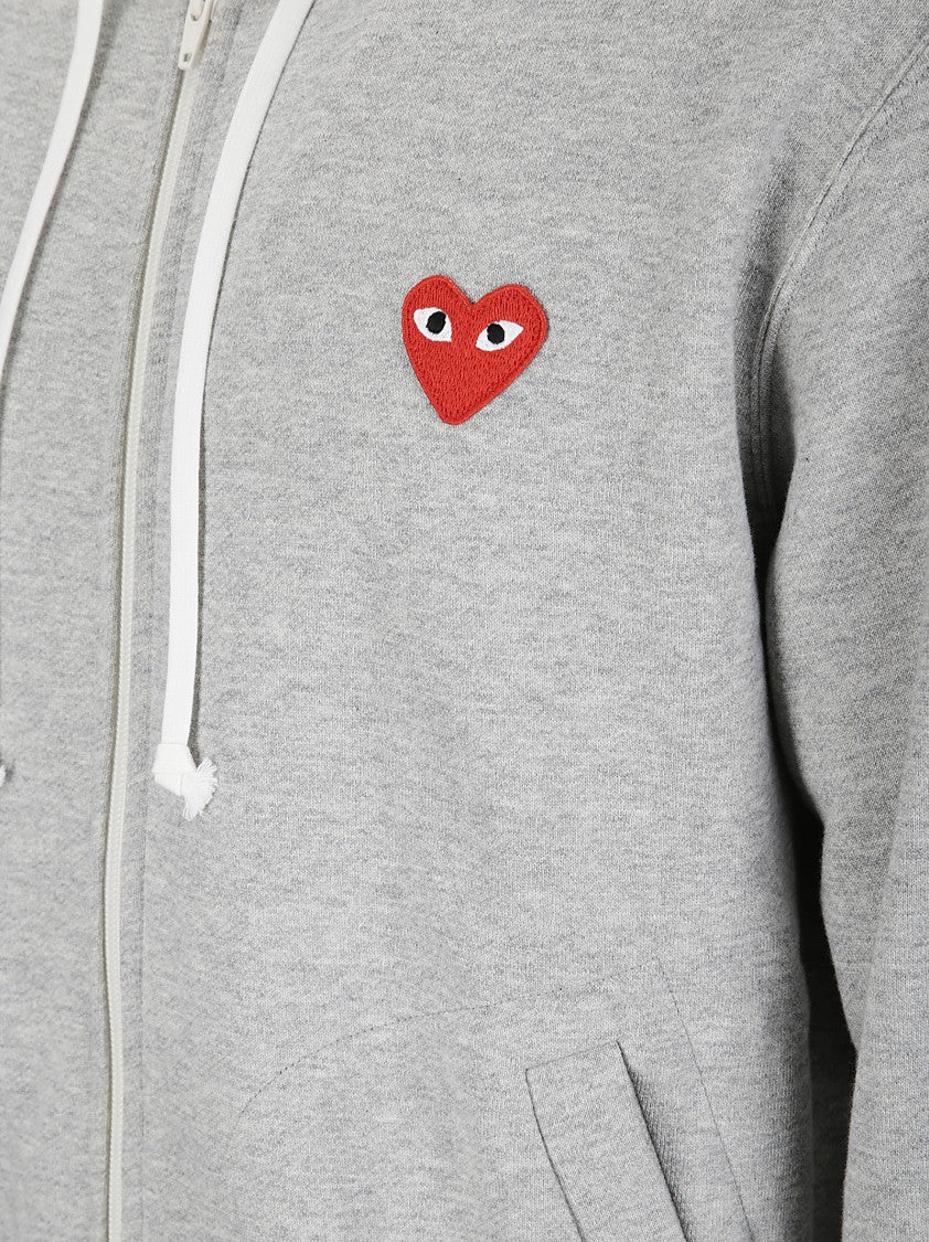 Comme Des Garçons Hooded Sweatshirt With Drawstring