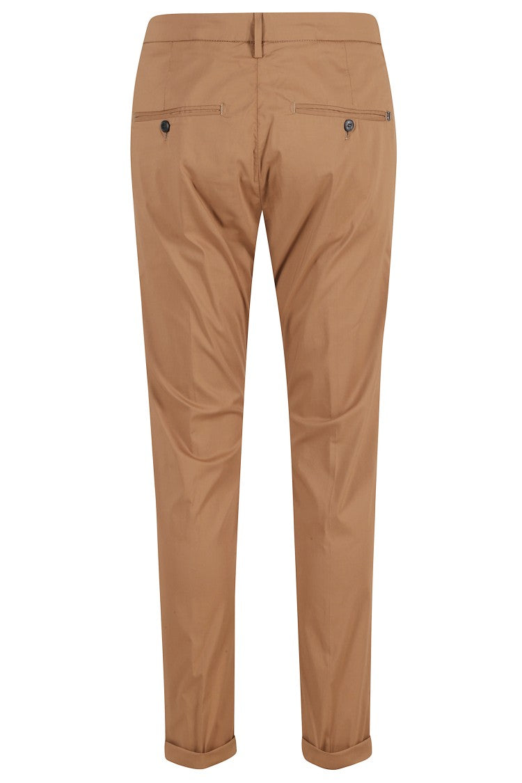 Dondup Bark Slim Chino Gaubert Poplin Cotton-Blend Chino Pants