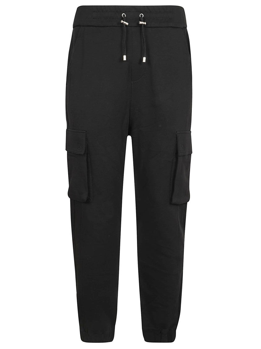 Balmain Print Cargo Sweatpants