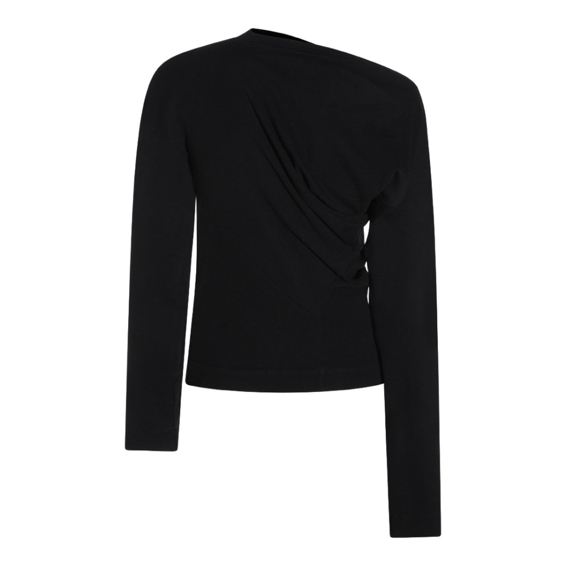 Vivienne Westwood Fitted Black Sweater With Classic Crew Neckline