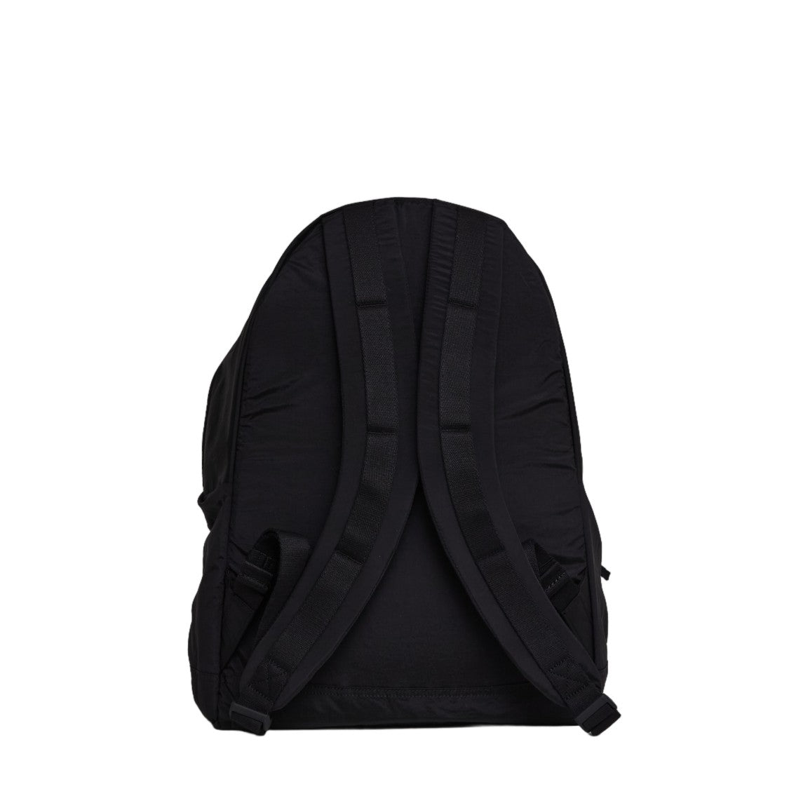 Stone Island Black Coated Nylon Padded Multi-Pocket Backpack