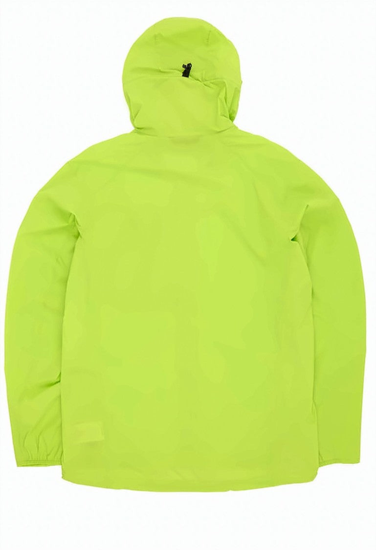 Arc'teryx Neon Yellow-Green Hooded Full Zip Jacket
