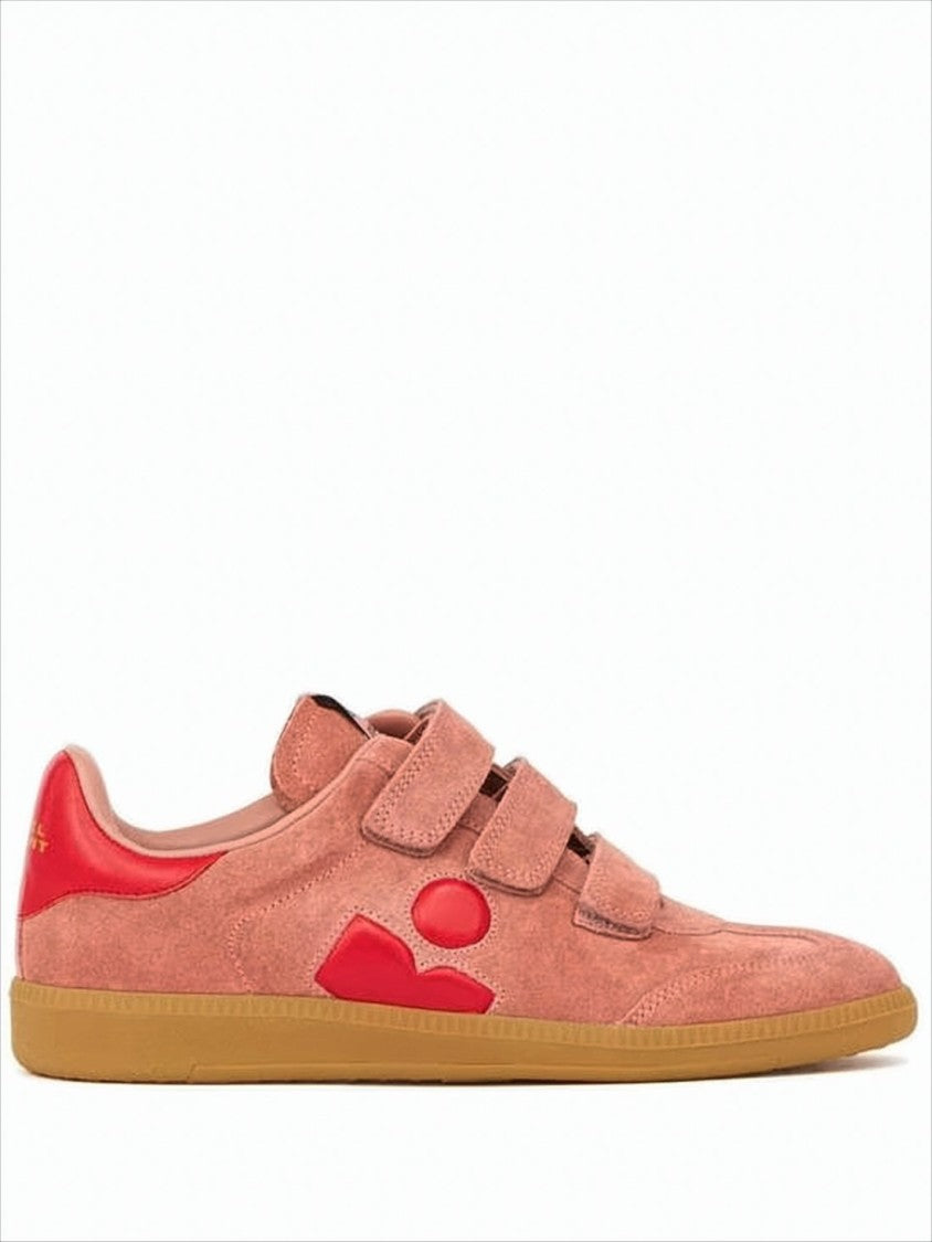 Isabel Marant Suede Sneakers With Velcro Straps