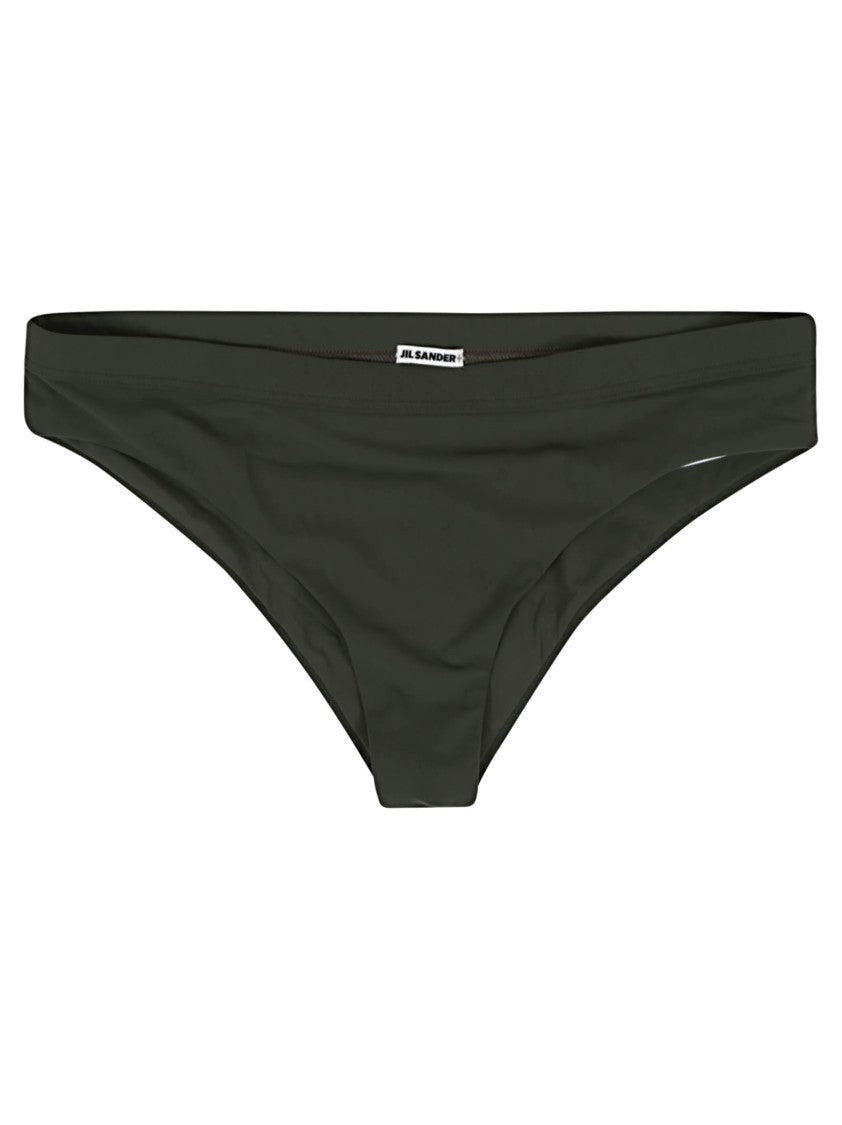Jil Sander Green Swimwear With Low-Rise Cut