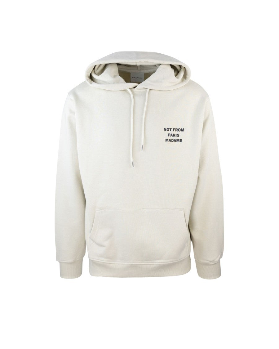 Drôle De Monsieur White Slogan Sweatshirt