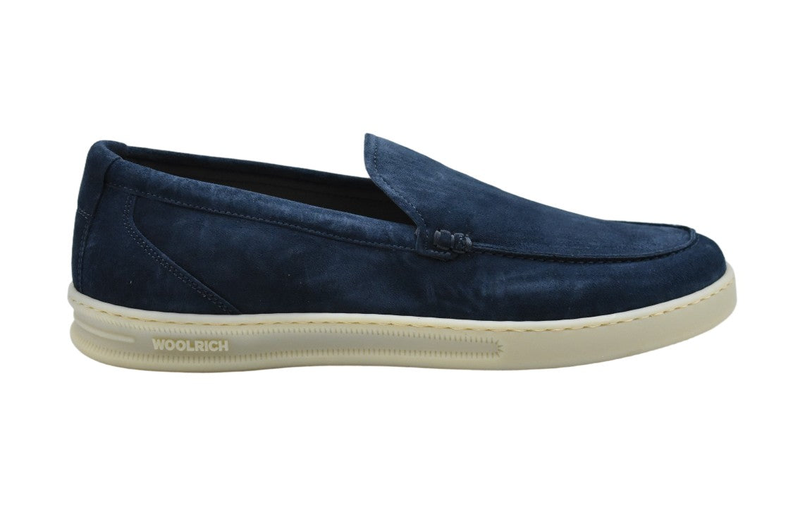 Woolrich Blue White Laced Comfort Versatile Shoes
