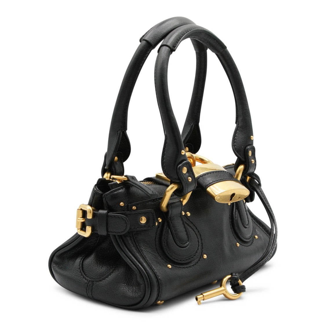 Chloé Paddington Small Top Handle Bag With Gold Tone Accents