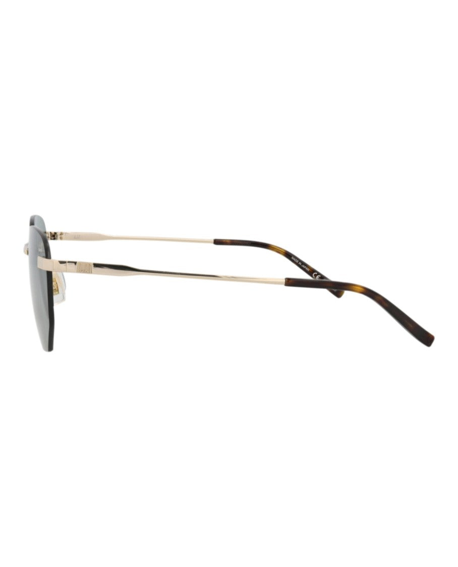 Dunhill Round-Frame Metal Sunglasses